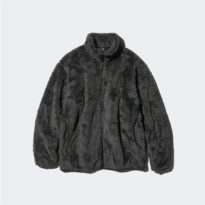 Uniqlo Kid’s fluffy yarn fleece full-zip jacket